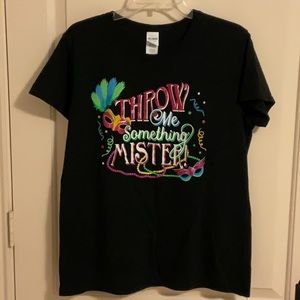 Mardi Gras Throw Me Something Mister Tee - Size Large
